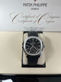 Thumbnail for Patek Philippe Aquanaut Stainless Steel/ Dual Time (Ref#5164A-001)