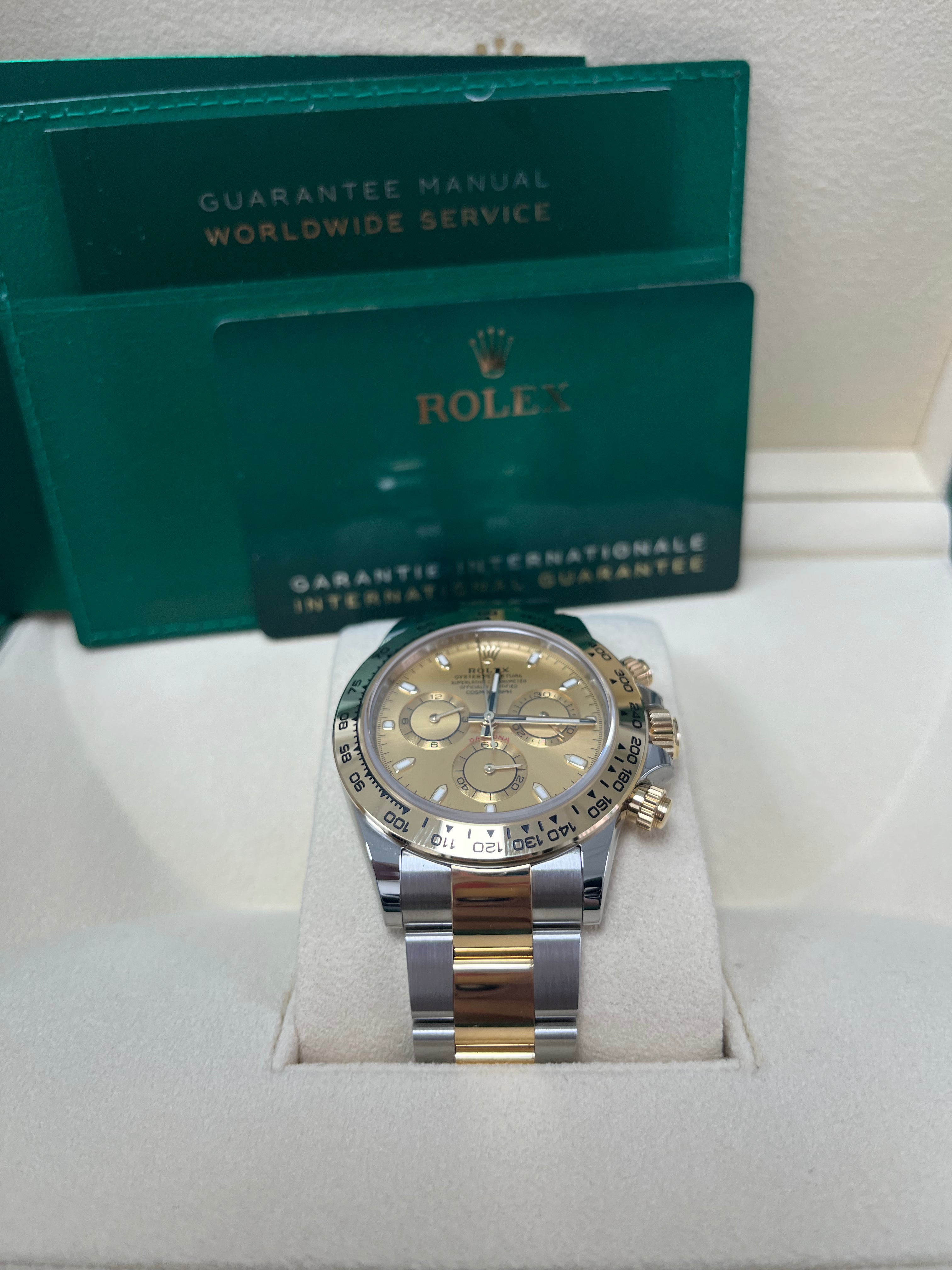 Rolex Daytona Yellow Rolesor Cosmograph Daytona 40 Watch - Champagne Index Dial 116503
