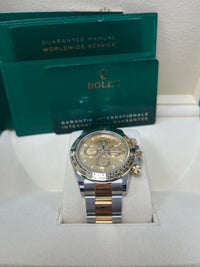 Thumbnail for Rolex Daytona Yellow Rolesor Cosmograph Daytona 40 Watch - Champagne Index Dial 116503