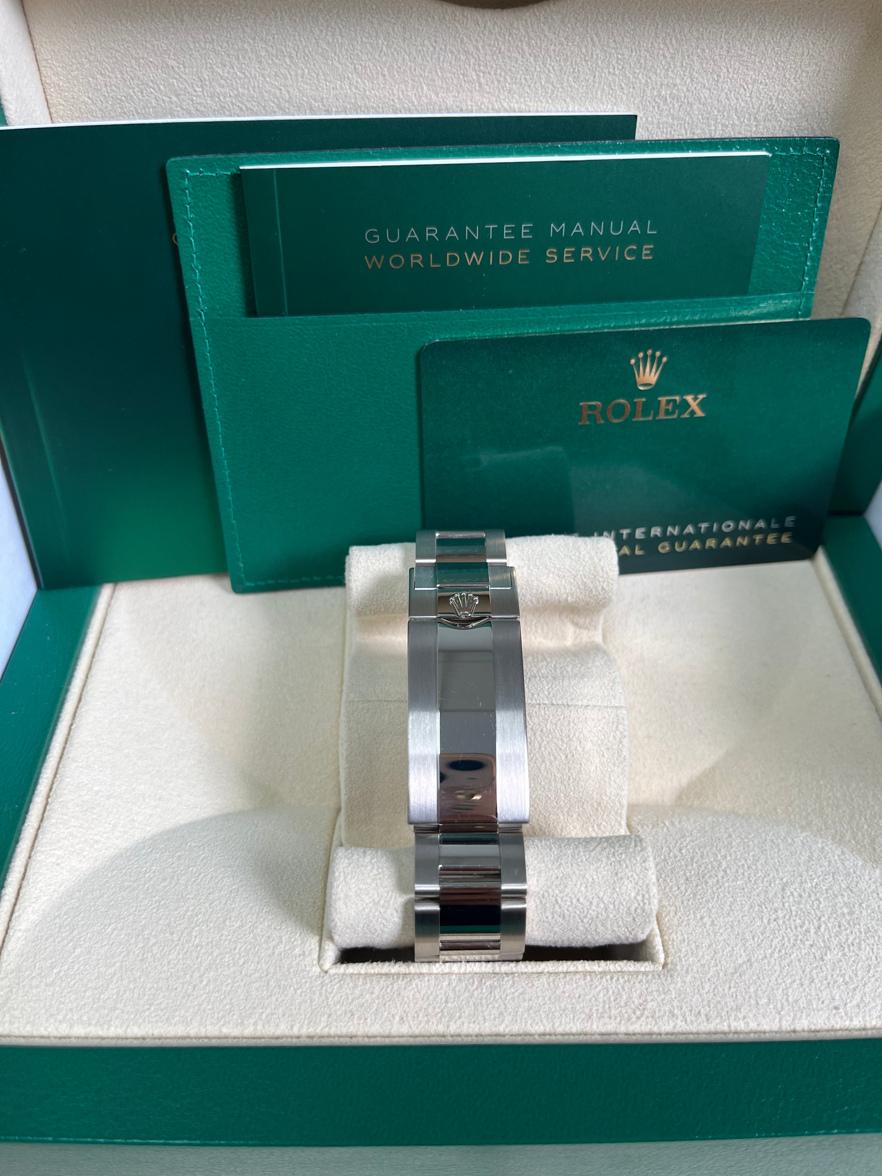 Rolex White Gold Submariner Date Watch - The Blueberry - Blue Bezel - Black Dial (Ref # 126619LB)