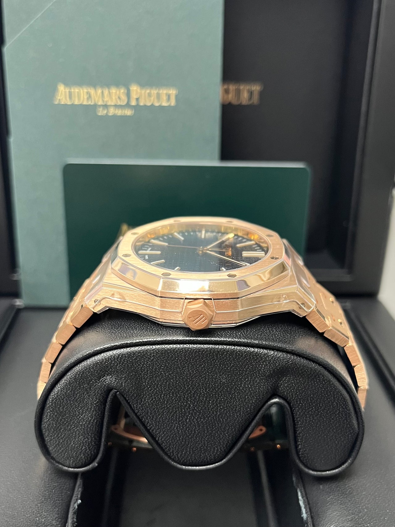 Audemars Piguet Royal Oak Selfwinding 2023 Release ROYAL OAK SELFWINDING Rose Gold Blue Dial 41mm 15510OR.OO.1320OR.03