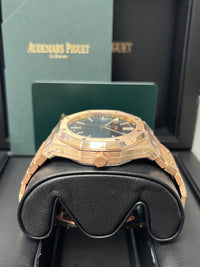 Thumbnail for Audemars Piguet Royal Oak Selfwinding 2023 Release ROYAL OAK SELFWINDING Rose Gold Blue Dial 41mm 15510OR.OO.1320OR.03