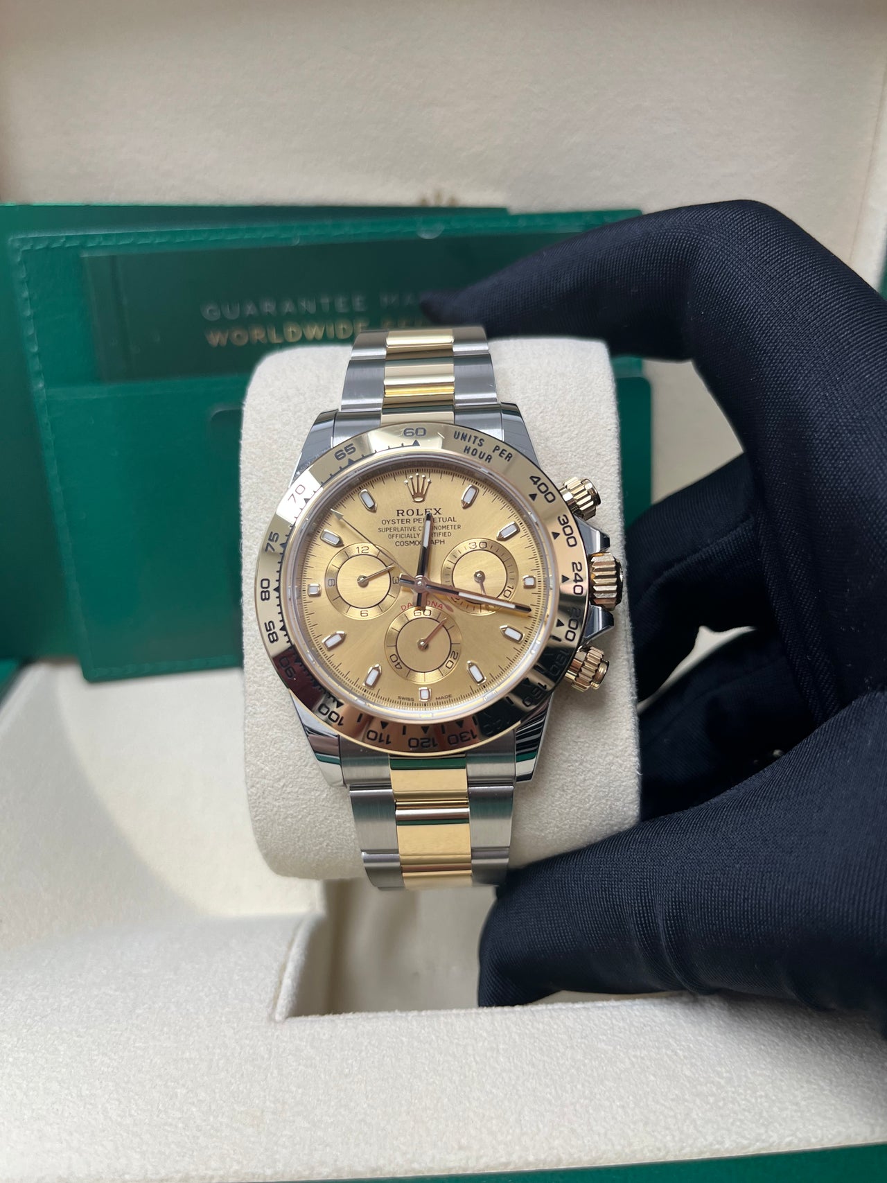 Rolex Daytona Yellow Rolesor Cosmograph Daytona 40 Watch - Champagne Index Dial 116503