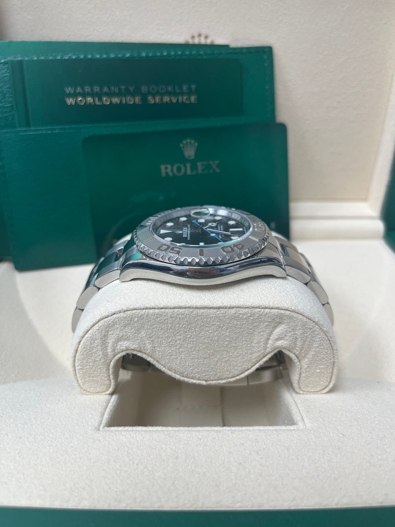 Rolex Yacht Master 40mm Platinum Stainless Steel Dark Rhodium
