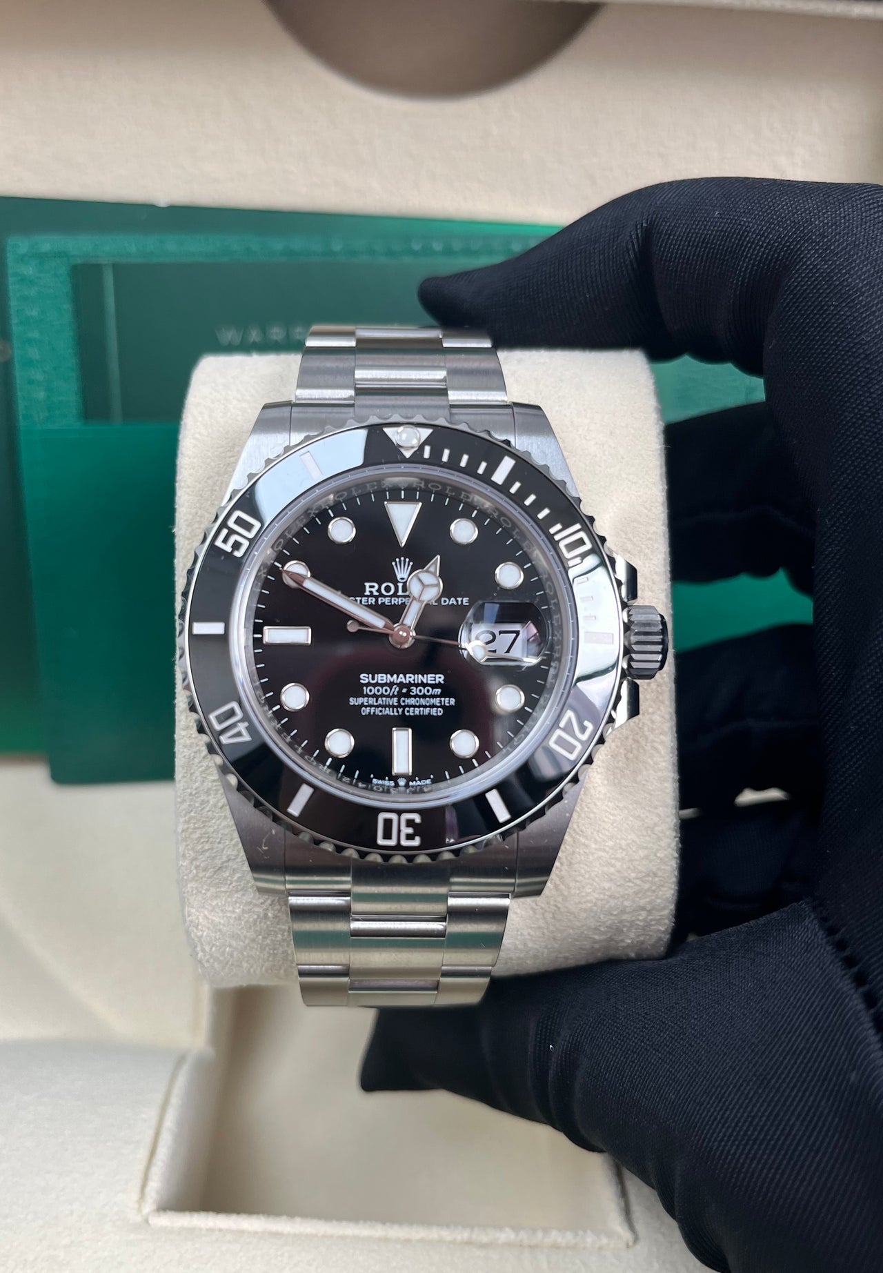 Rolex Submariner 41mm Stainless Steel Date Watch - Black Dial (Ref# 126610LN)