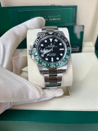 Thumbnail for Rolex GMT-Master II With A Green And Black Bezel 