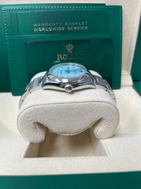 Thumbnail for Rolex Oyster Perpetual 31 Domed Bezel Turquoise Blue Index Dial Oyster Bracelet 277200