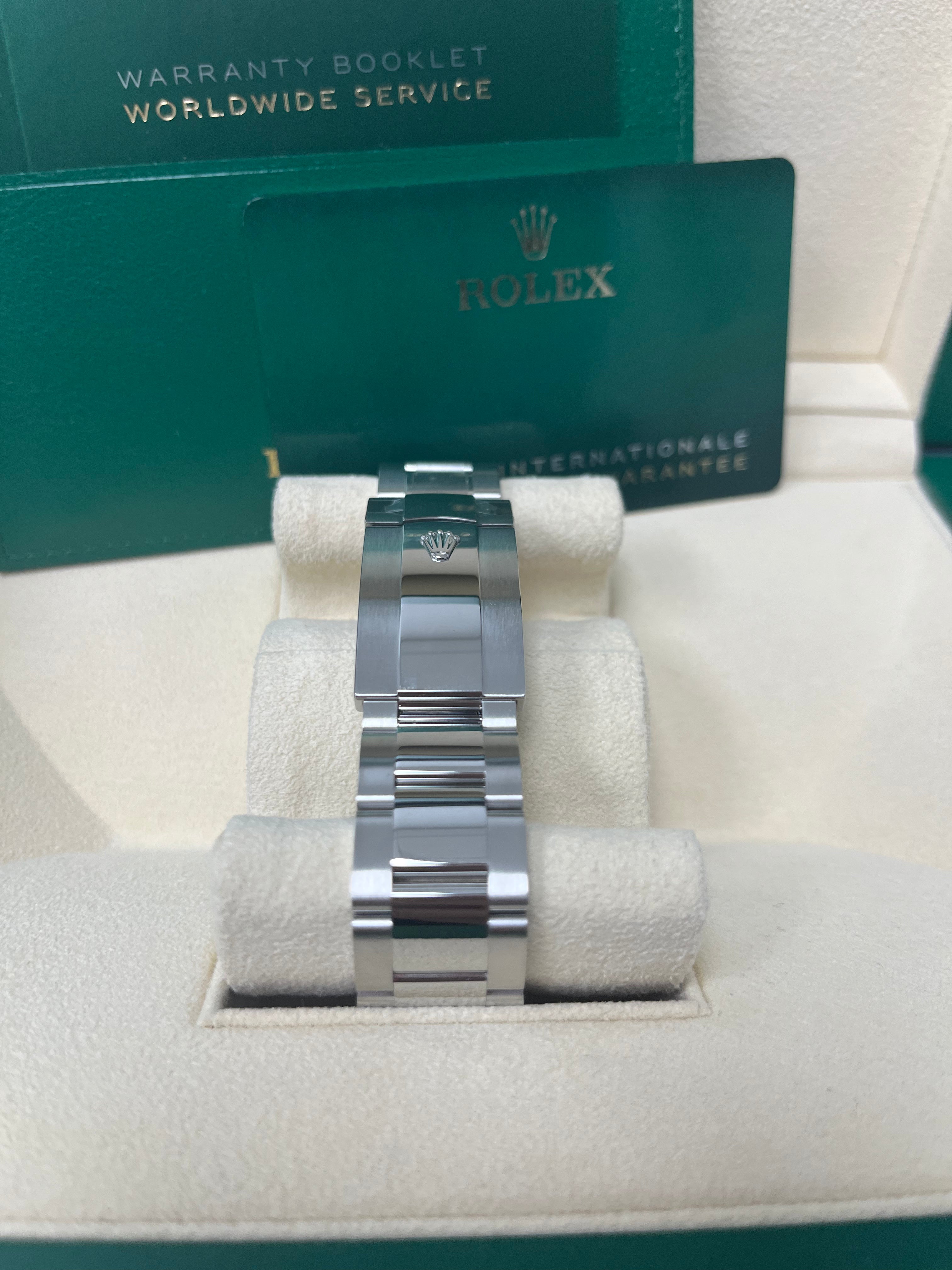 Rolex Sky-Dweller 18k White Gold 42mm Black Dial - Steel Bracelet (Ref# 326934)