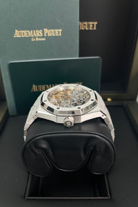 Thumbnail for Audemars Piguet ROYAL OAK DOUBLE BALANCE WHEEL OPENWORKED Frosted Skeleton 37mm (Ref # 15466BC.GG.1259BC.01)