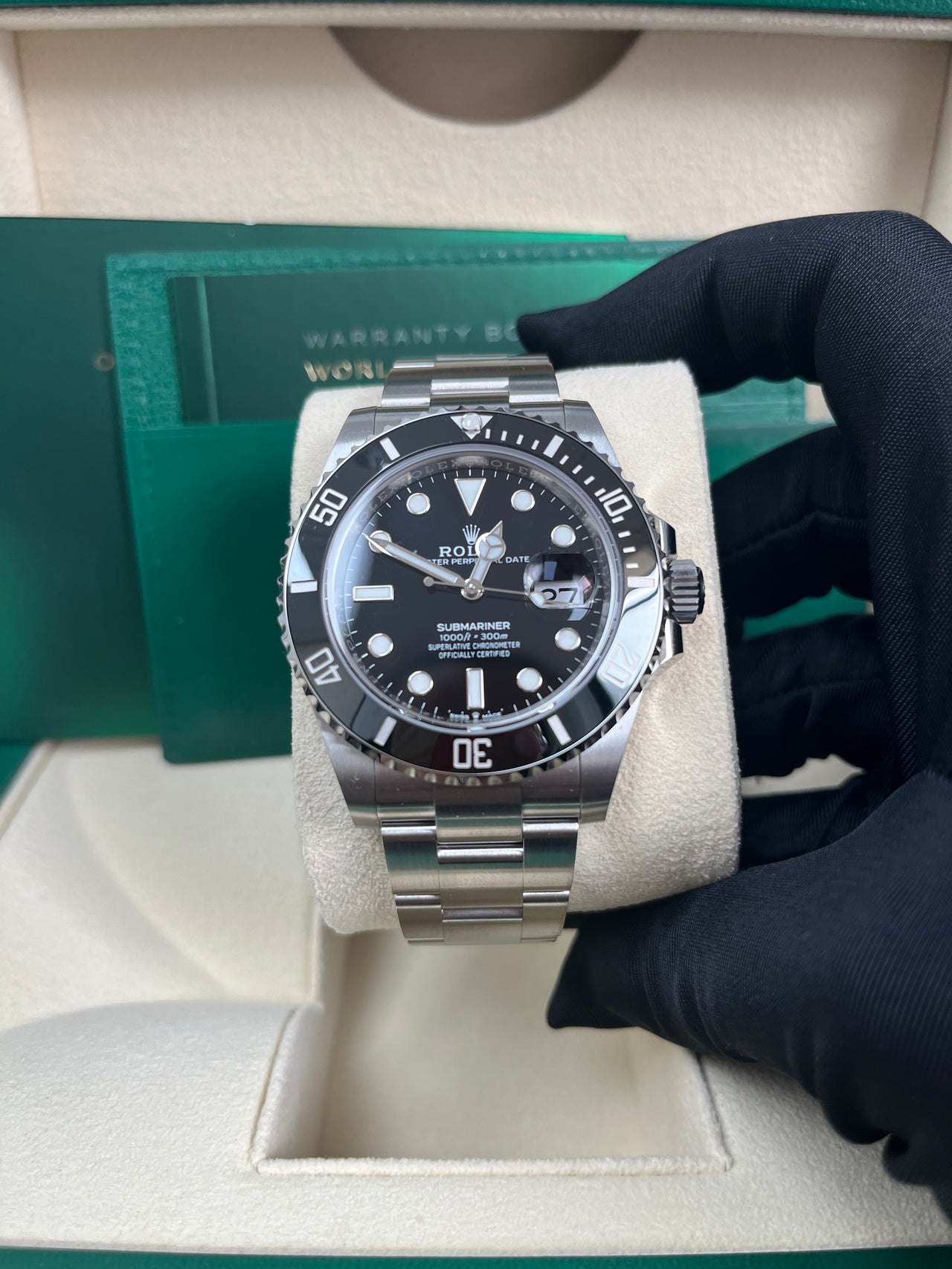 Rolex black submariner date sale