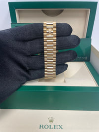 Thumbnail for Rolex Day-Date 40 Yellow Gold - Black Diamond Dial