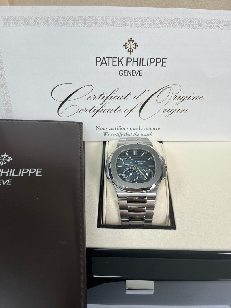 Patek Philippe Nautilus 5712/1A Moon Phase Mens Watch Box & Papers