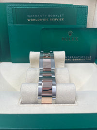 Thumbnail for Rolex Datejust 41 Steel and Everose Rolesor Chocolate Diamond Dial Oyster Bracelet 126331