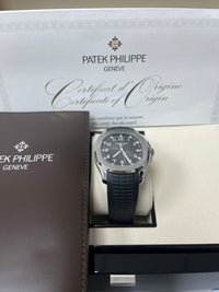 Thumbnail for Patek Philippe Aquanaut Stainless Steel/ Black Embossed Dial (Ref#5167A-001)