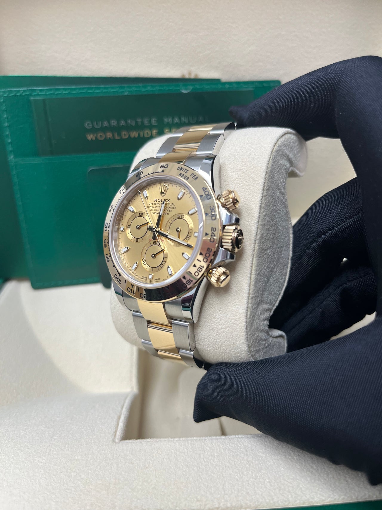 Rolex Daytona Yellow Rolesor Cosmograph Daytona 40 Watch - Champagne Index Dial 116503