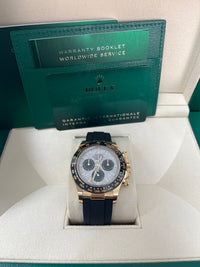 Thumbnail for Rolex Daytona 40 Watch - Meteorite and Black Index Dial - Black Oysterflex Strap (Ref # 116518LN)