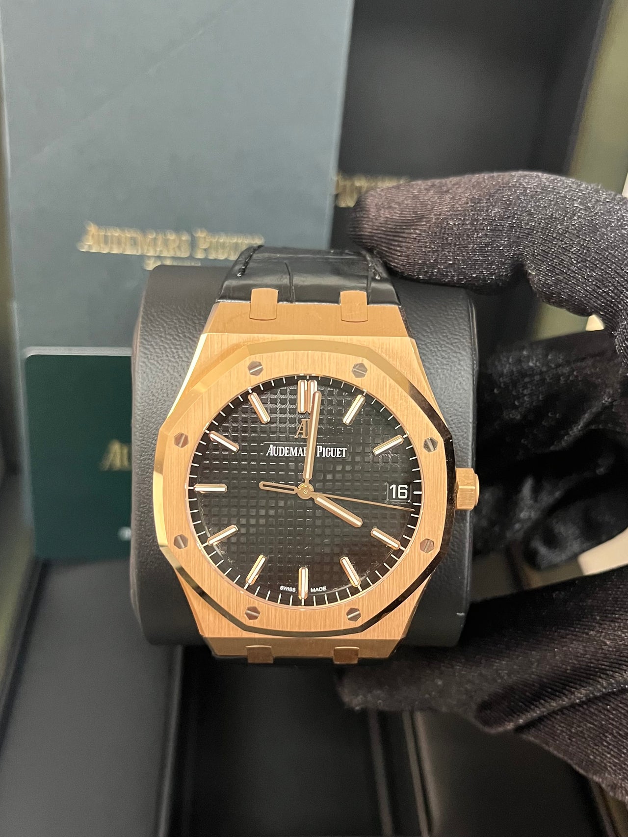 Audemars piguet leather band sale