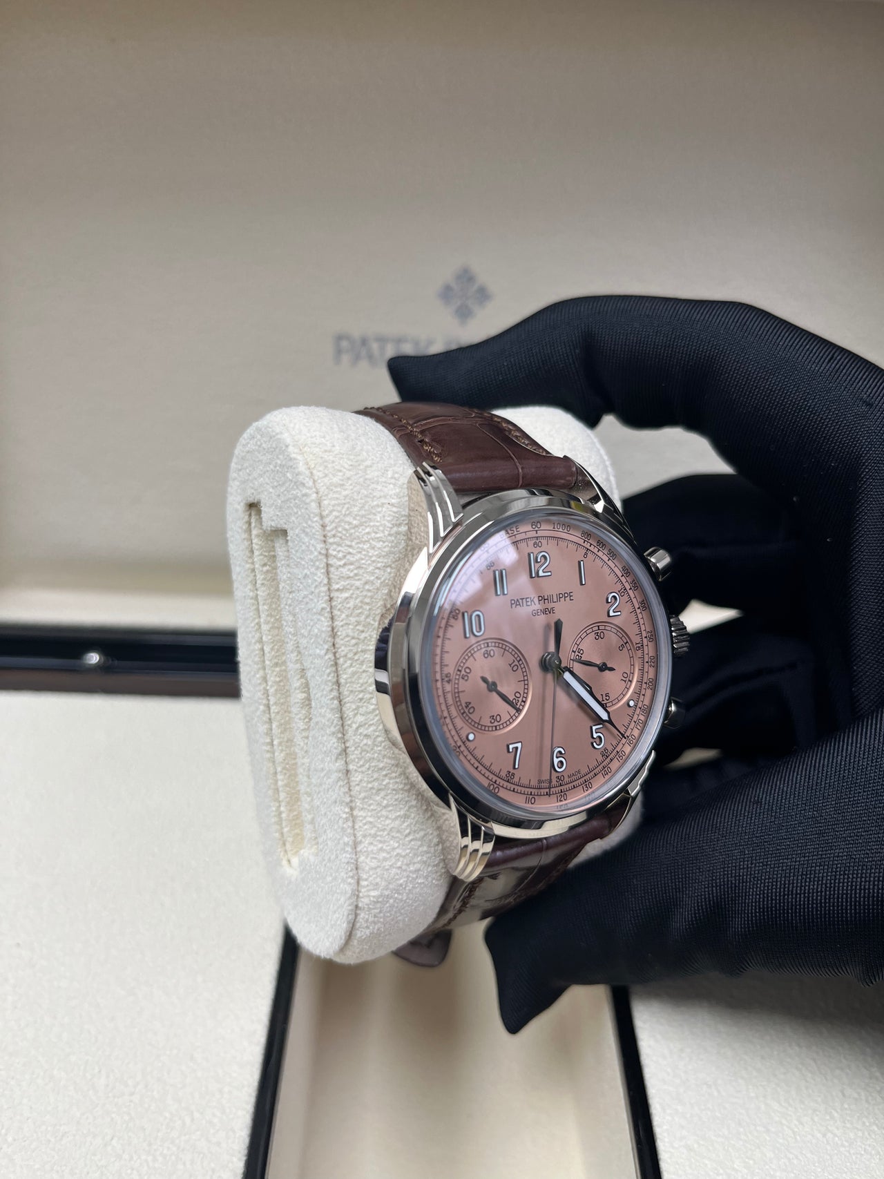 Patek Philippe Complications Salmon 18K White Gold 5172G-010