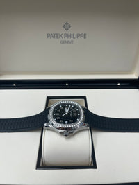 Thumbnail for Patek Philippe Aquanaut Luce Black Dial Steel Case With Diamonds (Ref# 5267/200A-001)