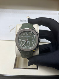 Thumbnail for Patek Philippe Aquanaut Self-Winding Green Dial Ref # 5968G-010