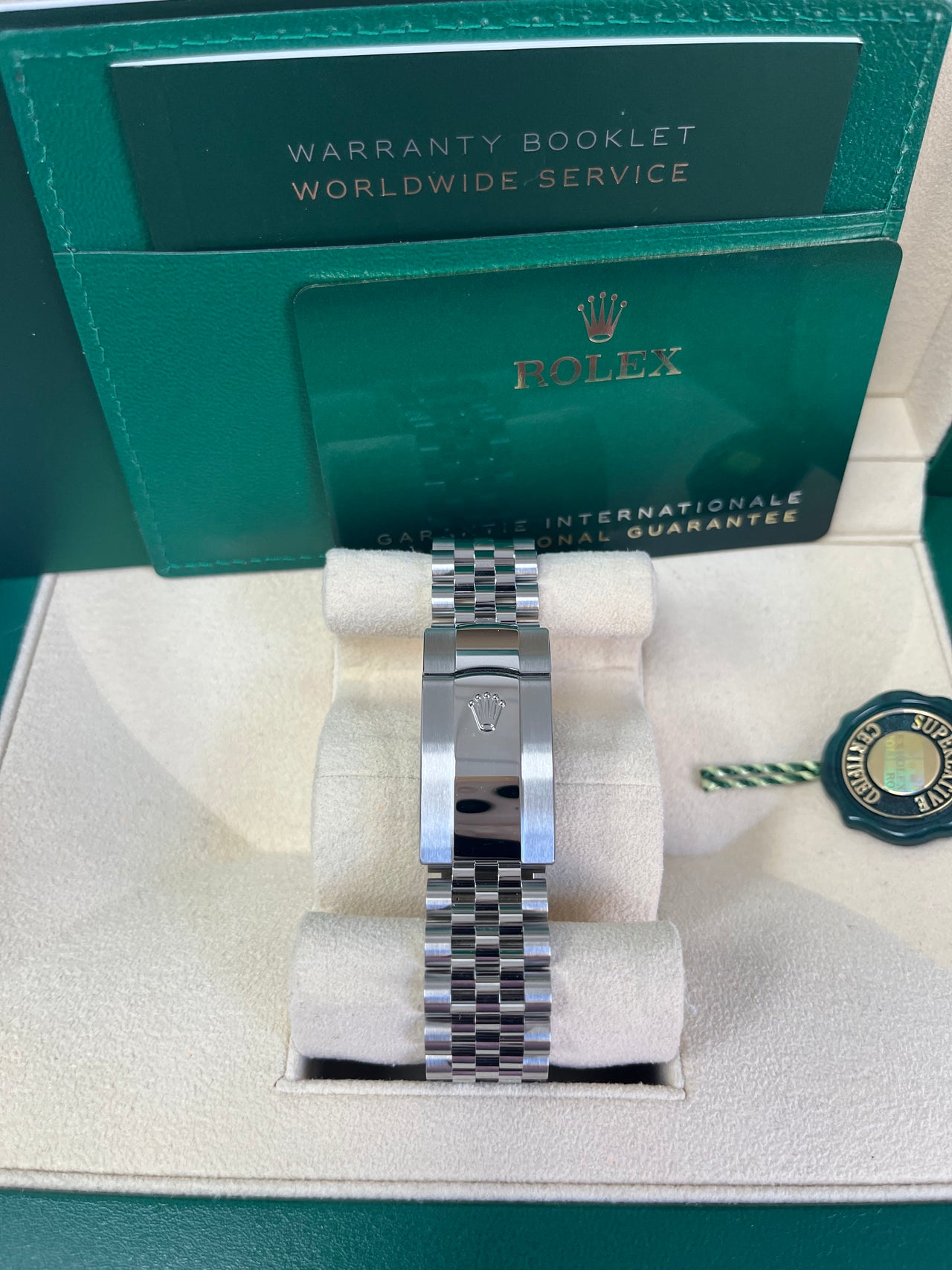 Rolex Datejust 36 Mother of Pearl Diamond Dial Diamond Bezel steel - 36mm Jubilee Bracelet (Reference #126284rbr)