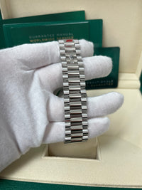 Thumbnail for Rolex Day-Date 40mm Platinum/ Grey Dial Smooth Bezel Index Dial (Reference 228206)