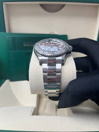 Thumbnail for Rolex Yacht-Master 40mm Platinum & Stainless Steel - Dark Rhodium Dial (Ref# 126622)