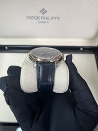 Thumbnail for Patek Philippe Grand Complications Perpetual Calendar Moon Phase White Gold/ Royal Blue Dial & Strap (Ref#5327G-001)