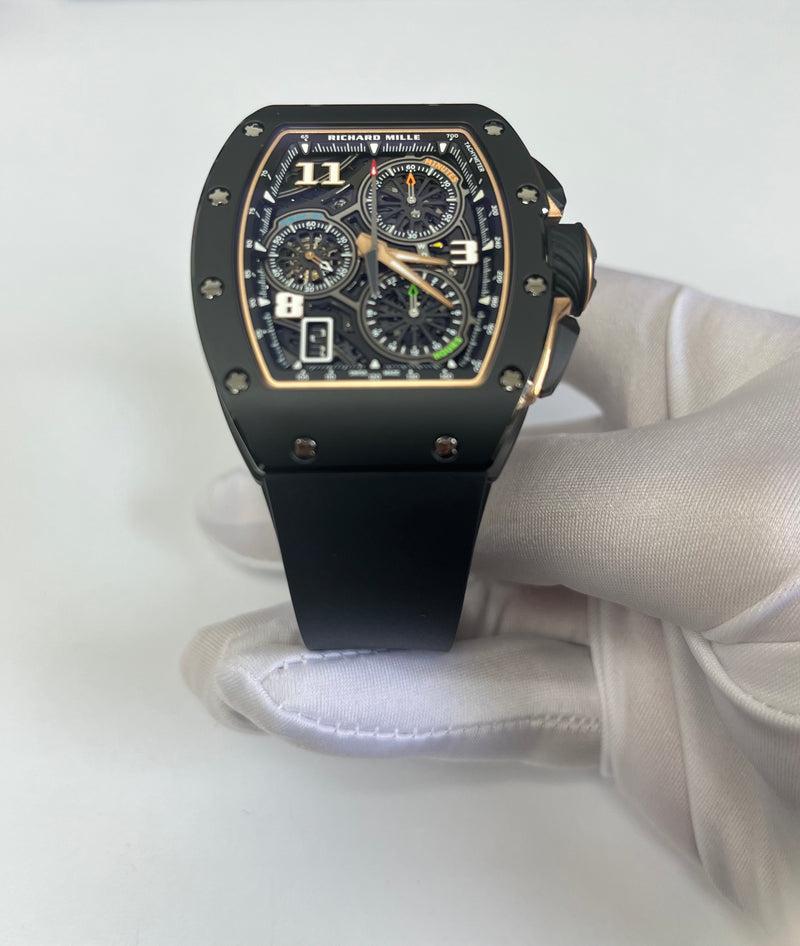 Richard Mille RM72-01 Automatic Winding Lifestyle Flyback Chronograph Black Ceramic