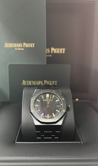 Thumbnail for Audemars Piguet Royal Oak Black Ceramic Rainbow Dial Limited Edition 77350CE.OO.1266CE.02.A