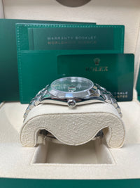 Thumbnail for Rolex Datejust 41/ Stainless Steel/ Wimbledon Slate Green Roman Dial/ Smooth Bezel/ Jubilee Bracelet (Ref# 126300)