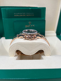 Thumbnail for Rolex Everose Gold Cosmograph Daytona 40 Watch - Chocolate and Black Index Dial (Ref # 116505 )