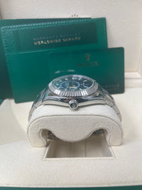 Thumbnail for Rolex Sky-Dweller White Rolesor - Blue Index Dial - Oyster Bracelet (Ref# 326934)