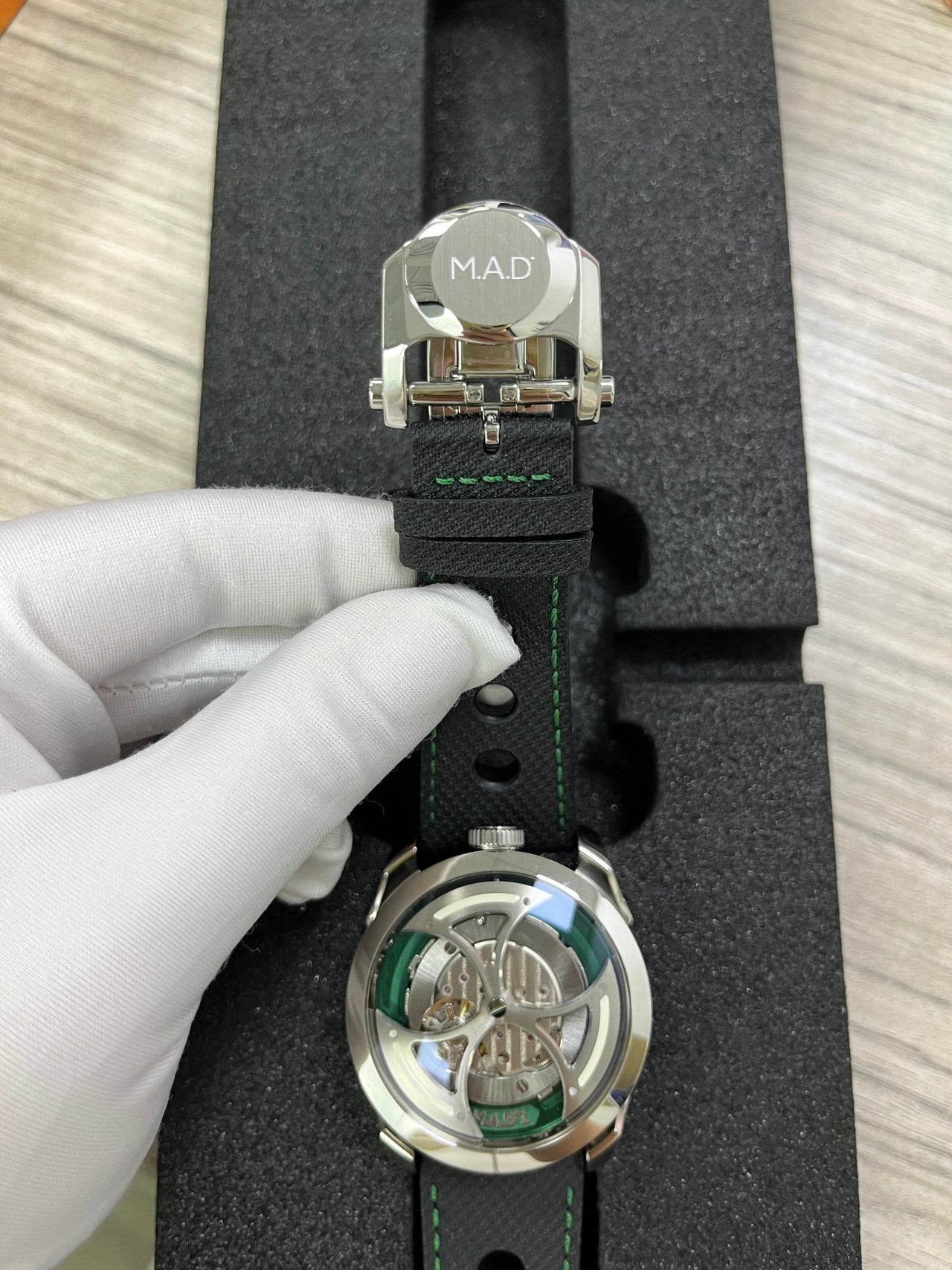 Mb&f M.A.D. Editions MB&F M.A.D. 1 Green - WatchesOff5th