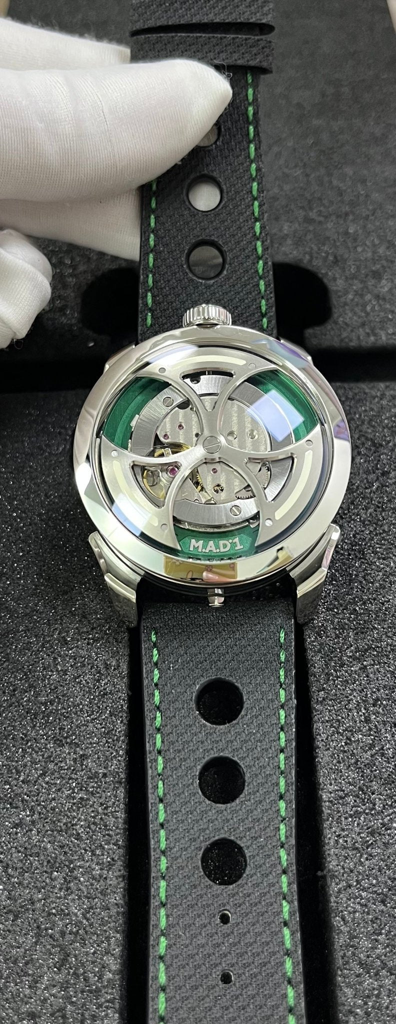 Mb&f M.A.D. Editions MB&F M.A.D. 1 Green - WatchesOff5th