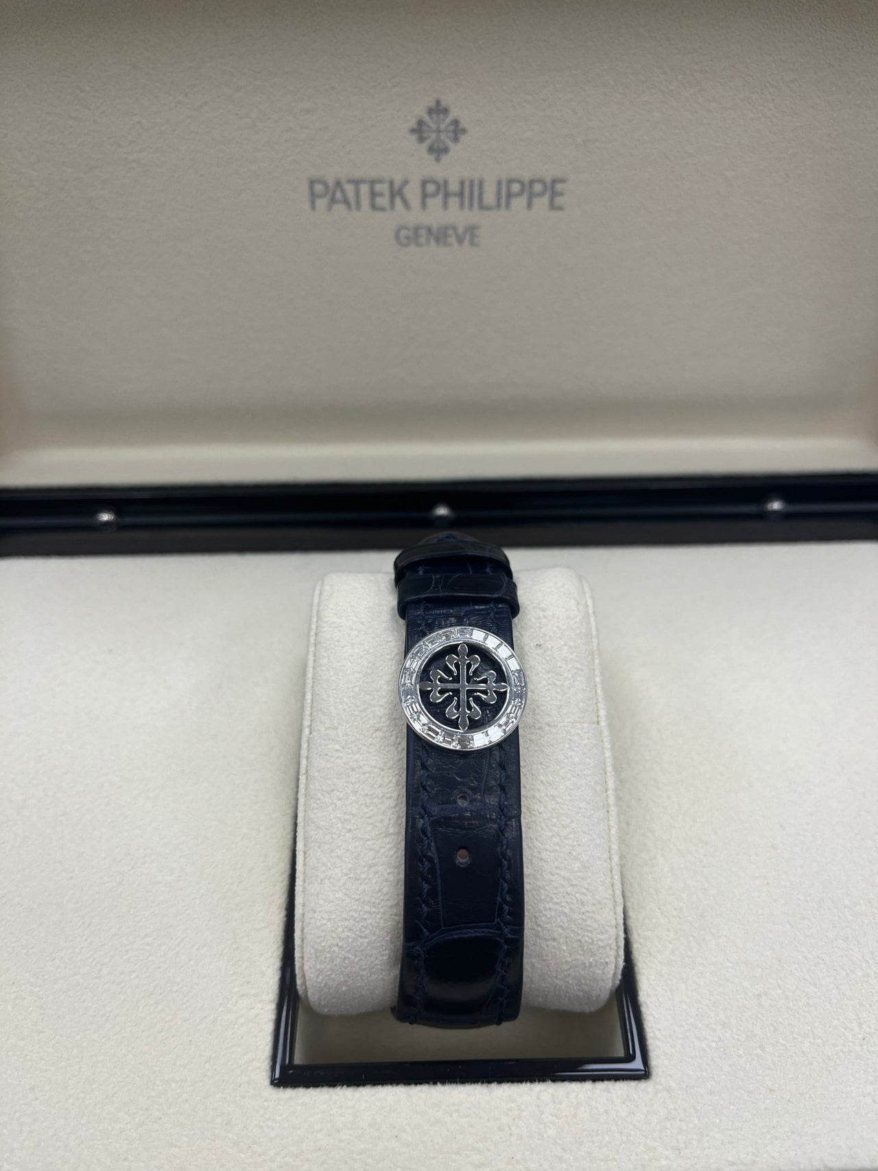 Patek Philippe Annual Calendar Chronograph Blue Dial 5961P-001 - WatchesOff5thWatch