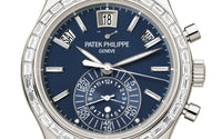 Thumbnail for Patek Philippe Annual Calendar Chronograph Blue Dial 5961P-001 - WatchesOff5thWatch