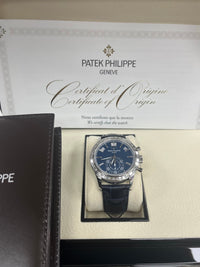 Thumbnail for Patek Philippe Annual Calendar Chronograph Blue Dial 5961P-001 - WatchesOff5thWatch