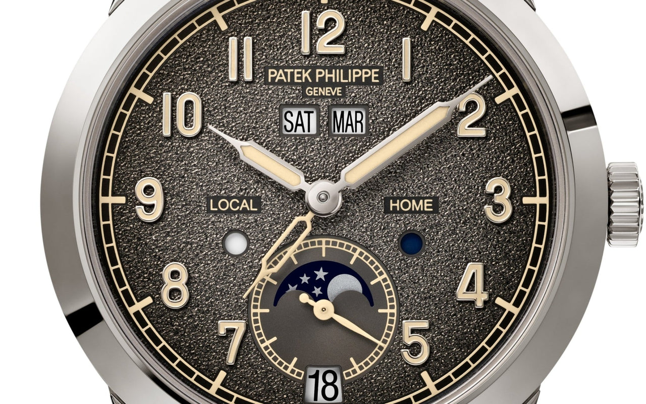 Patek Philippe Annual Calendar Travel Time White Gold (Reference # 5326G) - WatchesOff5thWatch