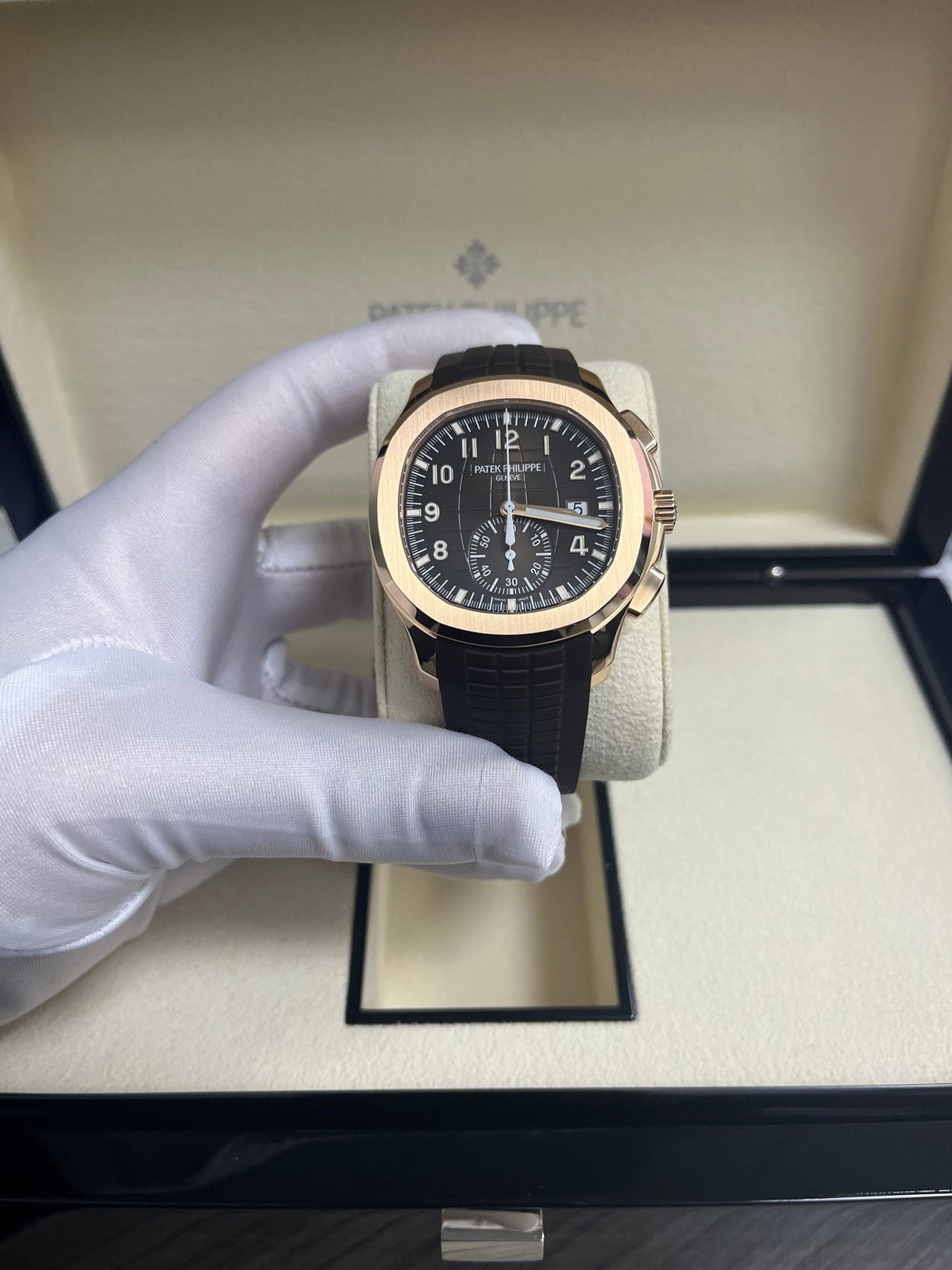 Patek Philippe Aquanaut Chronograph (Ref# 5968R-001) - WatchesOff5th