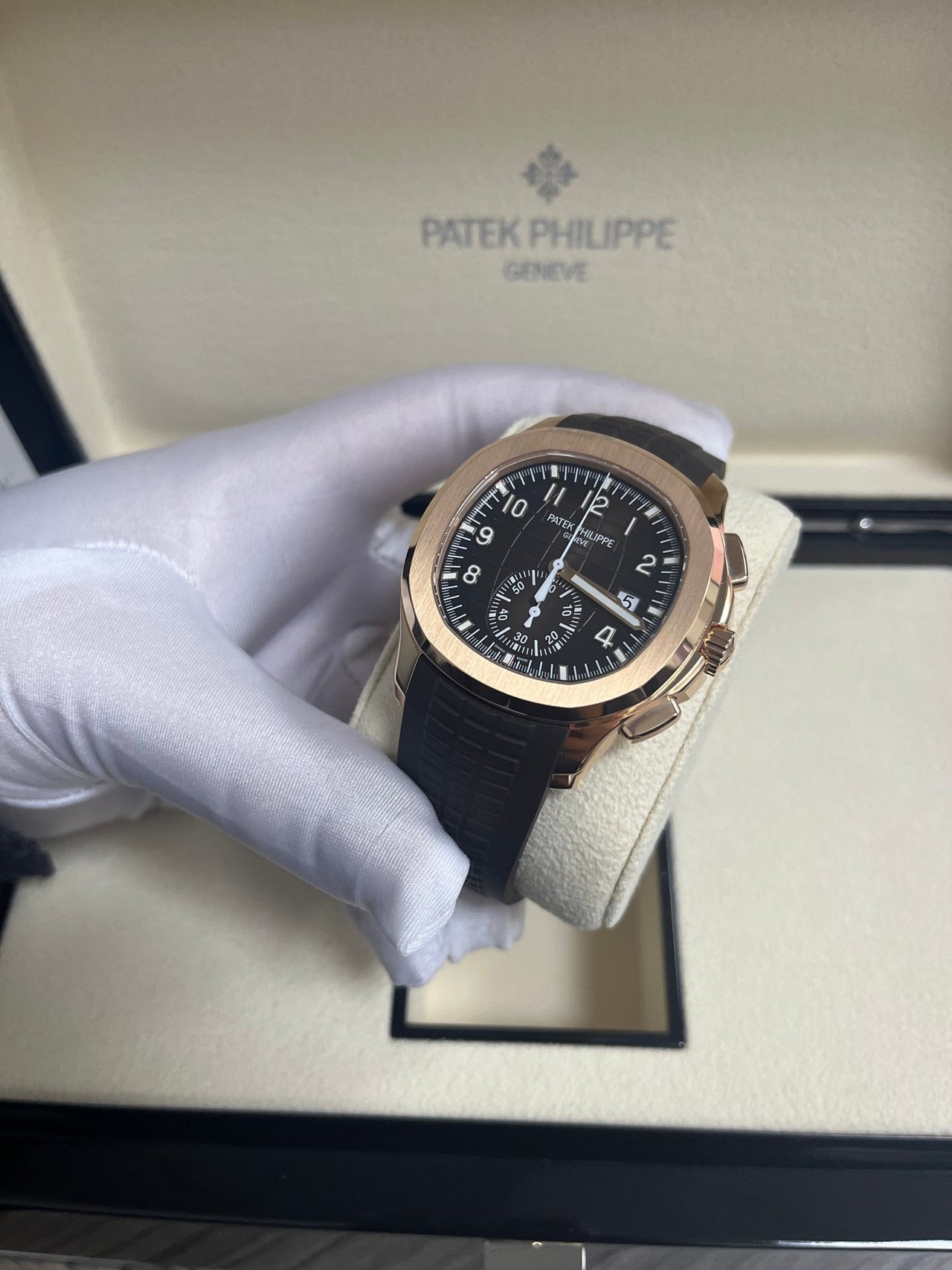 Patek Philippe Aquanaut Chronograph (Ref# 5968R-001) - WatchesOff5th