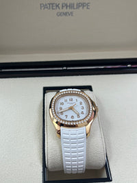 Thumbnail for Patek Philippe Aquanaut Ladies White Dial Rose Gold Aquanaut Luce Travel 5269/200R - WatchesOff5thWatch