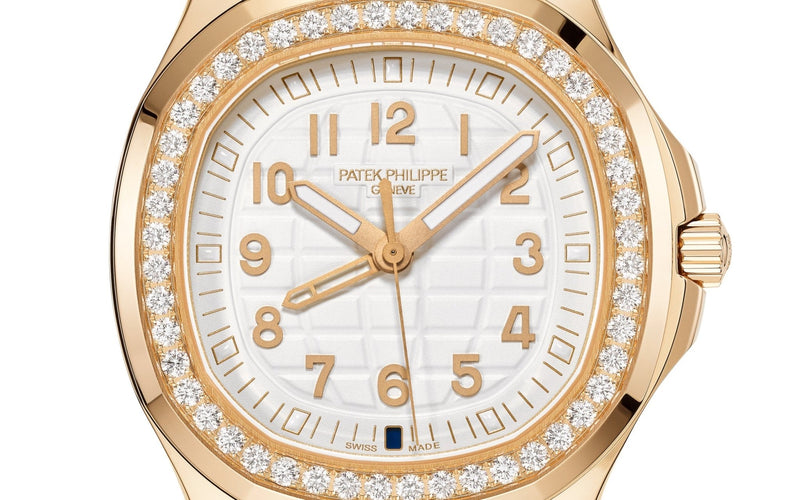 Patek Philippe Aquanaut Ladies White Dial Rose Gold Aquanaut Luce Travel 5269/200R - WatchesOff5thWatch