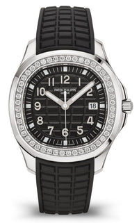 Thumbnail for Patek Philippe Aquanaut Luce Black Dial Steel Case With Diamonds (Ref# 5267/200A-001) - WatchesOff5thWatch