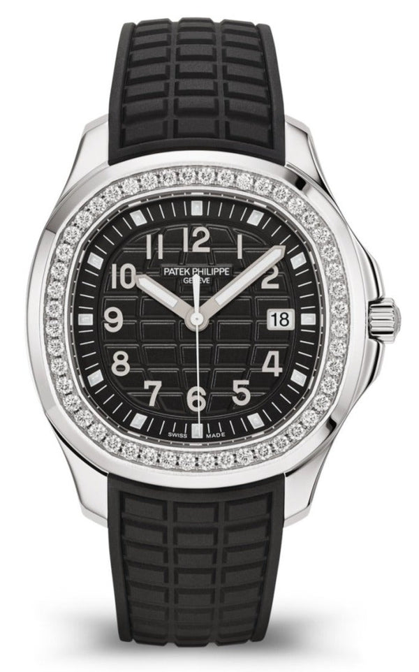 Patek Philippe Aquanaut Luce Black Dial Steel Case With Diamonds (Ref# 5267/200A-001) - WatchesOff5thWatch