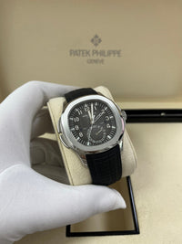 Thumbnail for Patek Philippe Aquanaut Stainless Steel/ Dual Time (Ref#5164A-001) - WatchesOff5thWatch