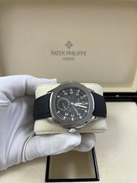 Thumbnail for Patek Philippe Aquanaut Stainless Steel/ Dual Time (Ref#5164A-001) - WatchesOff5thWatch