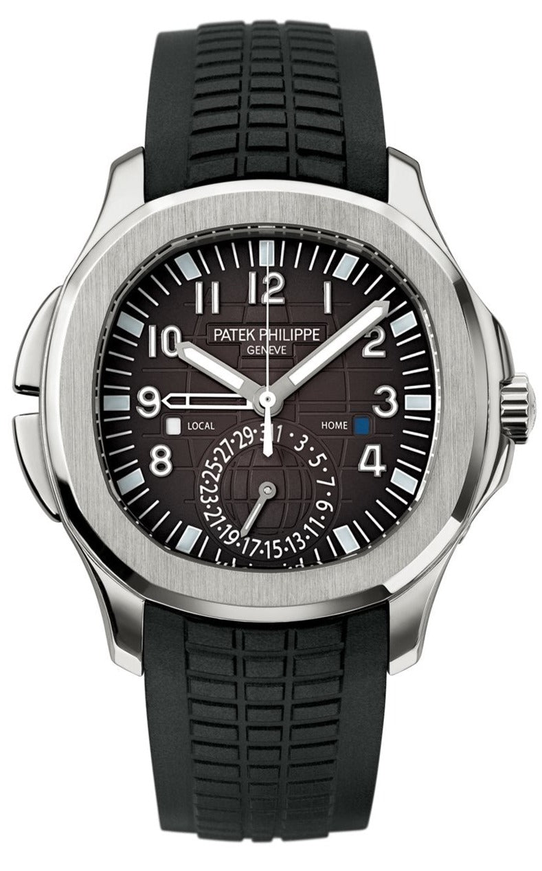 Philippe WatchesOff5th Steel/ Stainless – Dual Time (Ref#5164A-001) Aquanaut Patek