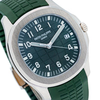 Thumbnail for Patek Philippe Aquanaut - White Gold - Khaki Green Embossed Dial (Ref# 5168G-010) - WatchesOff5thWatch