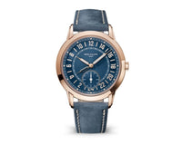 Thumbnail for Patek Philippe Calatrava Complications Calatrava Travel Time Automatic Blue Dial Men's Watch 5224r - WatchesOff5thWatch